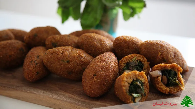کبه لبنانی با گوشت و برنج