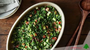 طرز تهیه تبوله لبنانی