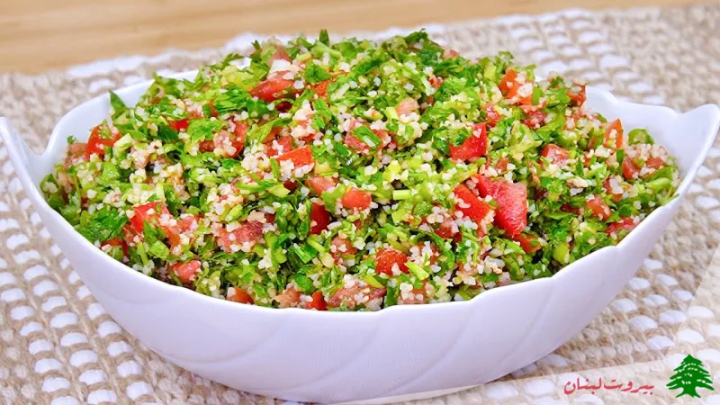 طرز تهیه تبوله لبنانی با بلغور گندم